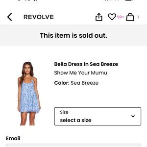 Blue and White Floral Dress